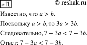 Изображение Задание 11 Параграф 2 ГДЗ Рабочая тетрадь 1 Мерзляк Полонский 9 класс